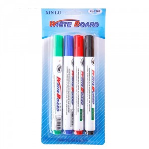Набор маркеров цветных на водной основе, 4 штуки размер L Набор маркеров размер L, диаметр пишущего узла 3 мм, в наборе 4 штуки