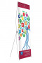 Х-банер Lux 200 см - Мобильный стенд Х-баннер lux 80x120