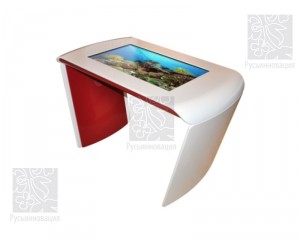 Сенсорный мультитач стол ФЛАГМАН-32-PCT Интерактивный мультитач стол идеально подходит для создания и демонстрации современных мультитач приложений и презентаций. 